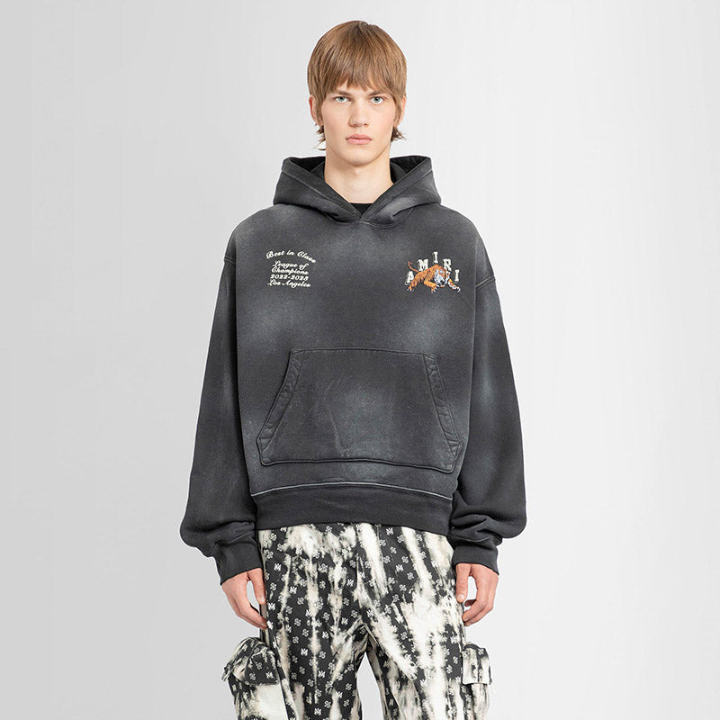 AMRI Vintage Tiger Varsity Hoodie Thickening