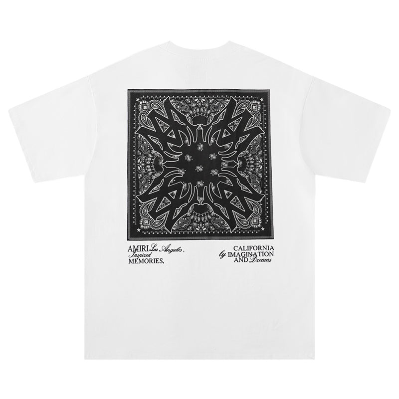 AMRI Printed Cotton Crewneck T-Shirt