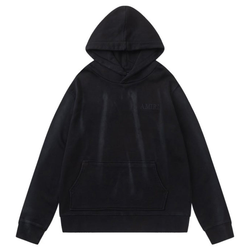 AMRI Faded-Effect Hoodie