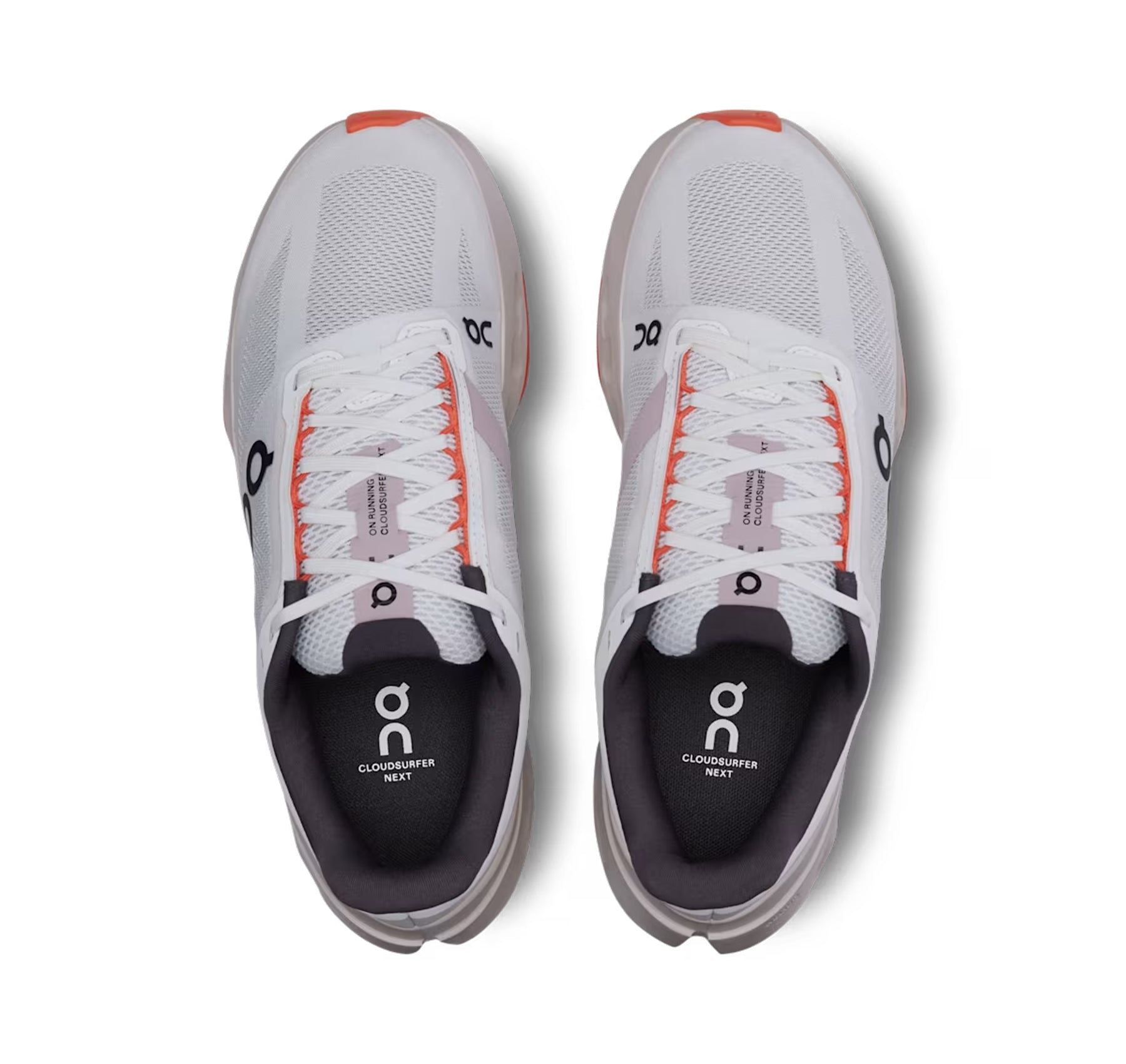 ON Women's Cloudsurfer Next White/Flame